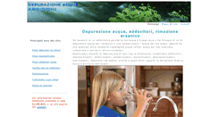 Desktop Screenshot of depurazioneacquearrigoni.it